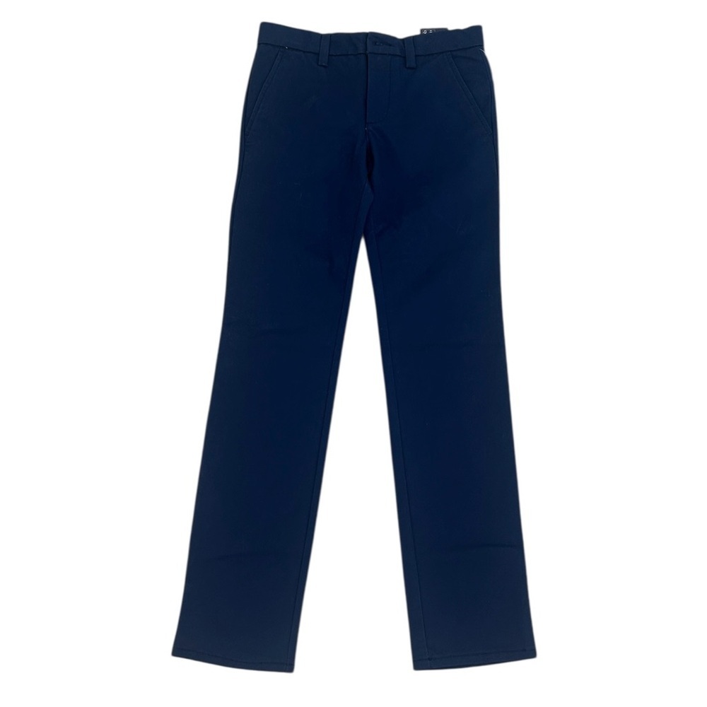 NWT gap kids navy straight leg Chinos washwell adjustable waist size 12(boys)